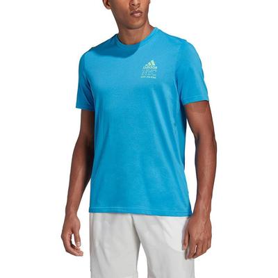Adidas Mens Tennis US Tee - Pulse Blue - main image