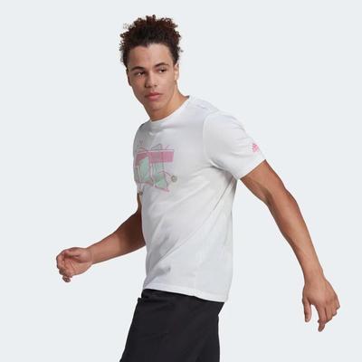 Adidas Mens Tennis Category Tee - White