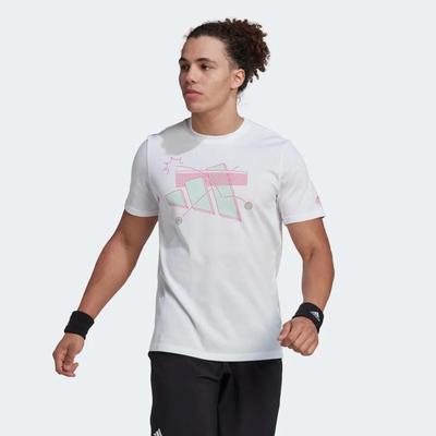 Adidas Mens Tennis Category Tee - White