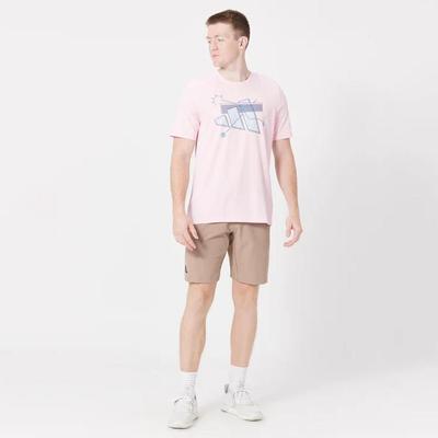 Adidas Mens Tennis Category Tee - Pink