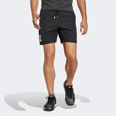 Adidas Mens Paris Two-In-One Shorts - Black - main image