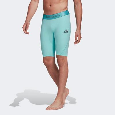 Adidas Mens Paris Two-In-One Shorts - Carbon/Pulsa Aqua