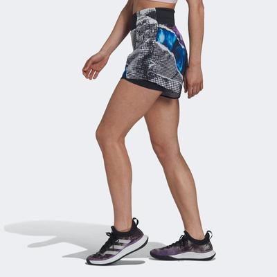 Adidas Womens US Series Ergo Printed Shorts - Multicoloured - main image