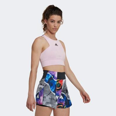 Adidas Womens US Series Crop Top - Clear Pink - main image