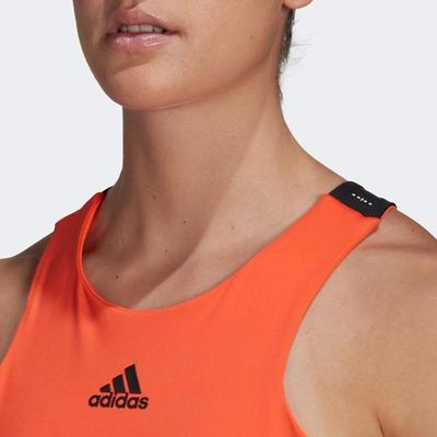 Adidas Womens Tennis Y-Tank -  Impact Orange/Black