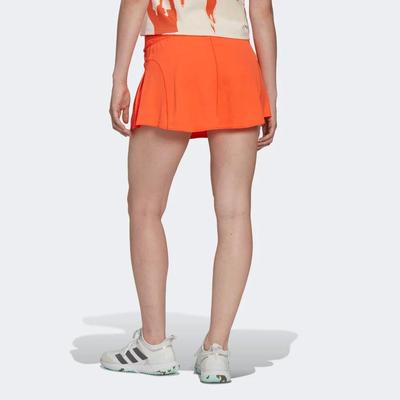 Adidas Womens Match Tennis Skirt - Impact Orange - main image