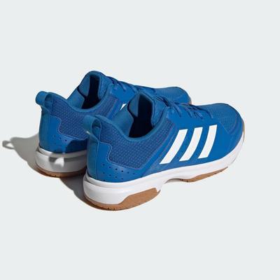 Adidas Mens Ligra 7 Indoor Court Shoes - Bright Royal/Cloud White - main image