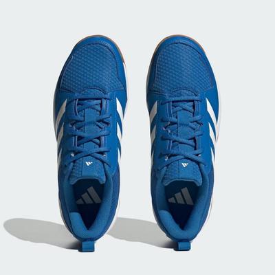 Adidas Mens Ligra 7 Indoor Court Shoes - Bright Royal/Cloud White - main image