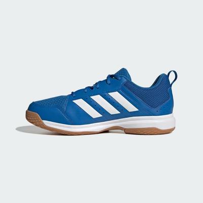 Adidas Mens Ligra 7 Indoor Court Shoes - Bright Royal/Cloud White - main image