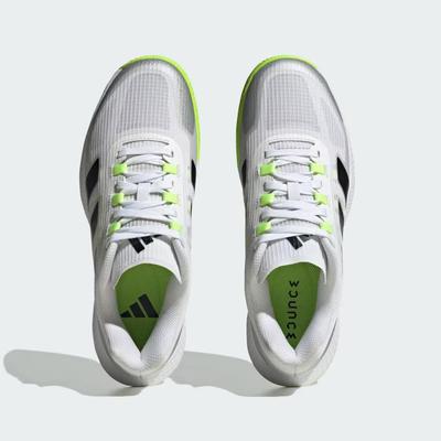 Adidas Mens Forcebounce 2.0 Indoor Court Shoes - Cloud White/Lucid Lemon - main image