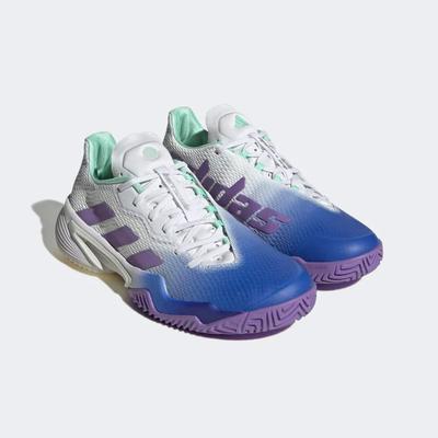 Adidas Womens Barricade Tennis Shoes - Lucid Blue/Violet Fusion - main image