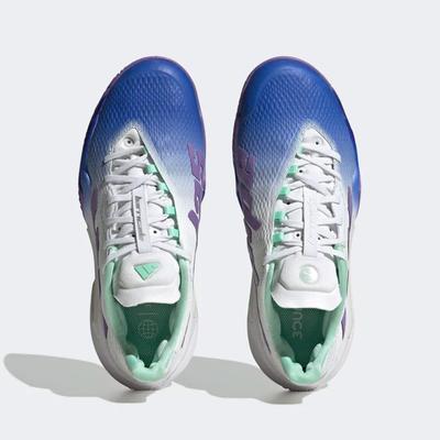 Adidas Womens Barricade Tennis Shoes - Lucid Blue/Violet Fusion - main image