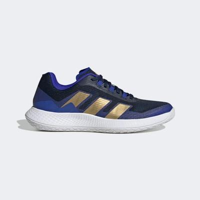 Adidas Mens Forcebounce 2.0 Indoor Court Shoes - Matte Gold/Lucid Blue - main image