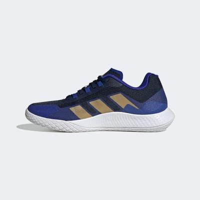 Adidas Mens Forcebounce 2.0 Indoor Court Shoes - Matte Gold/Lucid Blue - main image