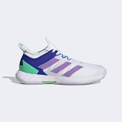 Adidas Womens Adizero Ubersonic 4 Parley Tennis Shoes - Cloud White/Violet Fusion - main image