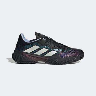 Adidas Mens Barricade Tennis Shoes - Core Black/Blue Dawn