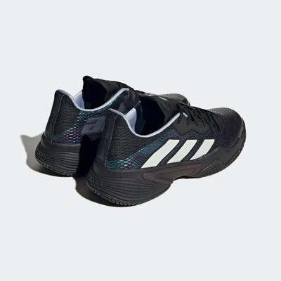 Adidas Mens Barricade Tennis Shoes - Core Black/Blue Dawn