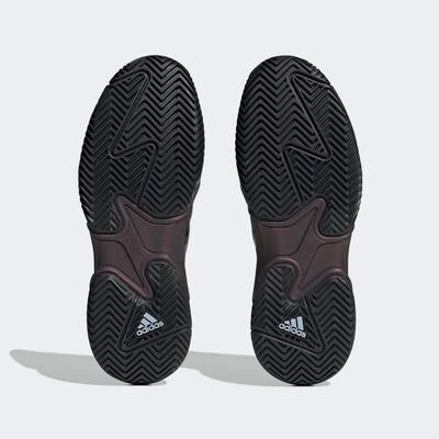 Adidas Mens Barricade Tennis Shoes - Core Black/Blue Dawn