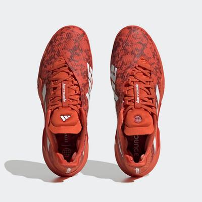 Adidas Mens Barricade Clay Tennis Shoes - Preloved Red/Cloud White - main image