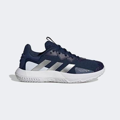 Adidas Mens Solematch Control Tennis Shoes - Team Navy/Matte Silver - main image