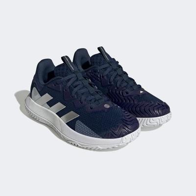 Adidas Mens Solematch Control Tennis Shoes - Team Navy/Matte Silver - main image