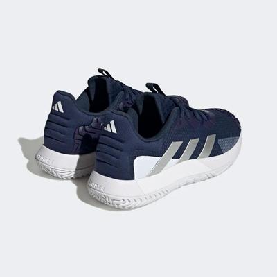Adidas Mens Solematch Control Tennis Shoes - Team Navy/Matte Silver