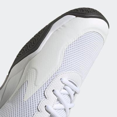 Adidas Mens Court Flash Speed Tennis Shoes - Cloud White/Core Black/Blue