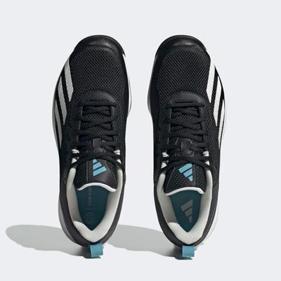 Adidas Mens Court Flash Speed Tennis Shoes - Black/White