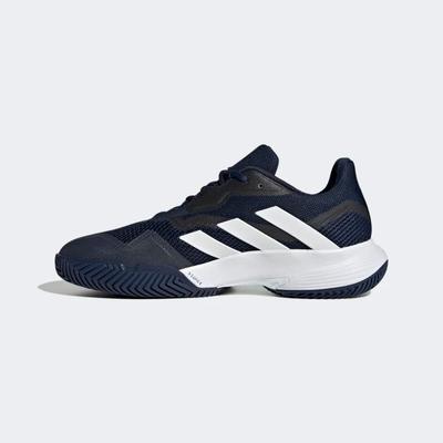 Adidas Mens Courtjam Control Tennis Shoes - Team Navy/Cloud White