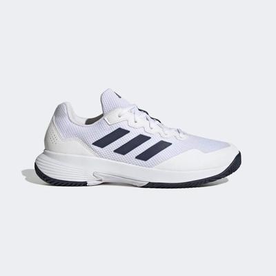Adidas Mens GameCourt 2 Tennis Shoes - Cloud White