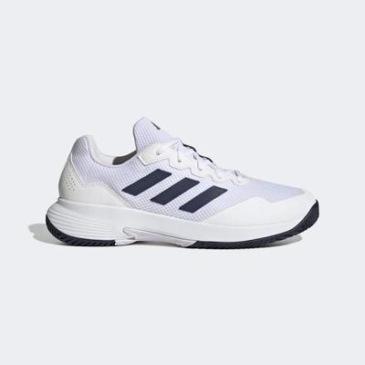 Adidas Mens GameCourt 2 Tennis Shoes - Cloud White - main image