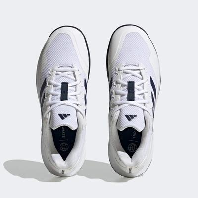 Adidas Mens GameCourt 2 Tennis Shoes - Cloud White - main image