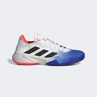 Adidas Mens Barricade Tennis Shoes - Lucid Blue/Solar Red - main image