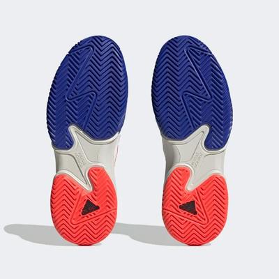 Adidas Mens Barricade Tennis Shoes - Lucid Blue/Solar Red