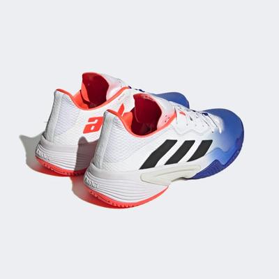 Adidas Mens Barricade Tennis Shoes - Lucid Blue/Solar Red