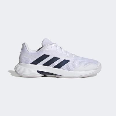Adidas Mens Courtjam Control Carpet Tennis Shoes - Cloud White/Team Navy - main image