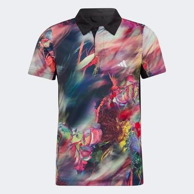 Adidas Boys Melbourne Polo Shirt - Multicolour/Black - main image