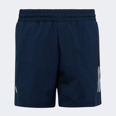 Adidas Boys Club 3-Stripe Tennis Shorts - Navy - main image