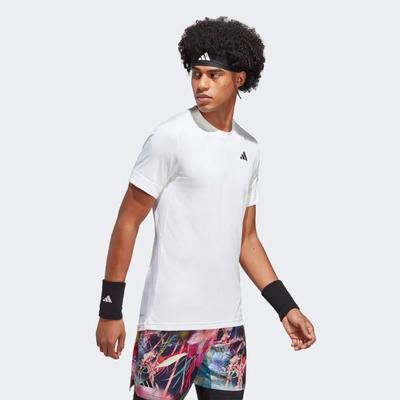 Adidas Mens Tennis Freelift Tee - White - main image