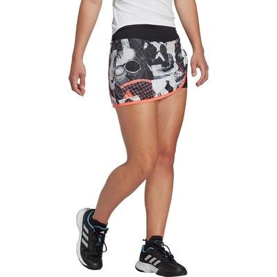 Adidas Womens Graphic Tennis Skirt - Grey/White - main image