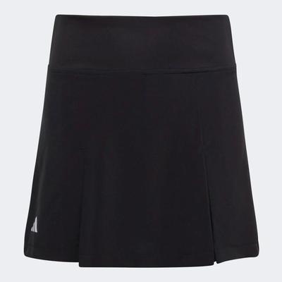 Adidas Girls Club Pleated Tennis Skort - Black