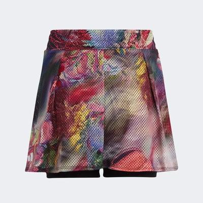 Adidas Girls Melbourne Tennis Skort - Multicolour - main image
