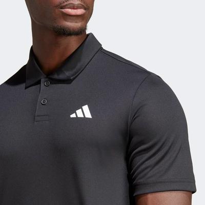 Adidas Mens Club 3-Stripe Polo - Black