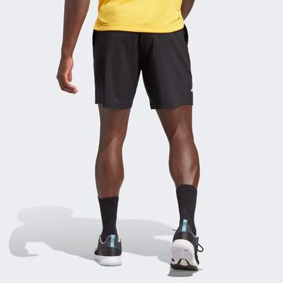 Adidas Mens Club Stretch 7-Inch Tennis Shorts - Black - main image