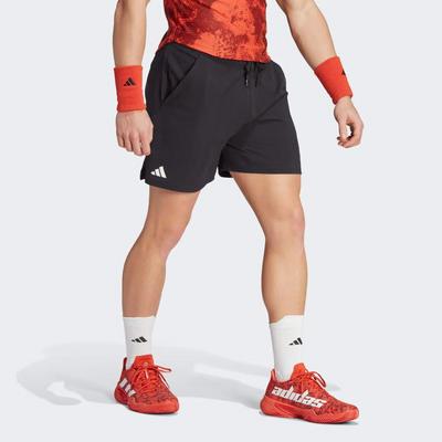 Adidas Mens Ergo 9 Inch Tennis Shorts - Black - main image