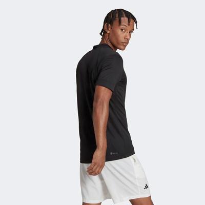 Adidas Mens Freelift Polo - Black - main image