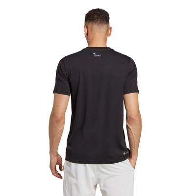 Adidas Mens Australian Open Tee - Black - main image