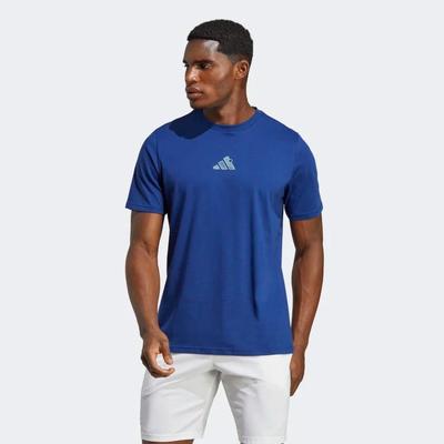 Adidas Mens Spring Court Tee - Victory Blue