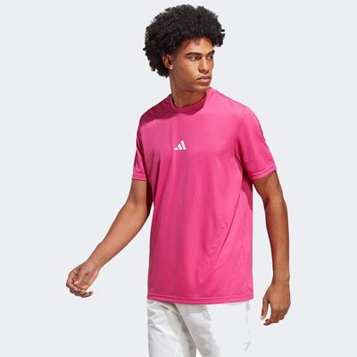 Adidas Mens Spring Court Tee - Lucid Fuchsia - main image