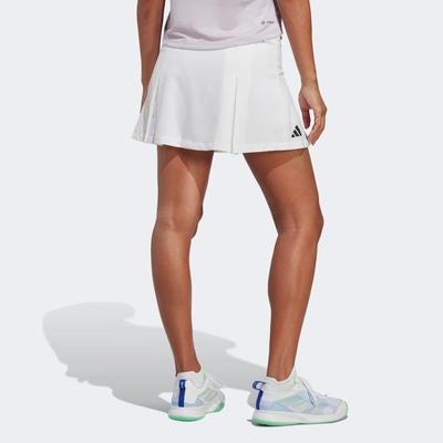 Adidas Womens Club Pleat Tennis Skirt - White